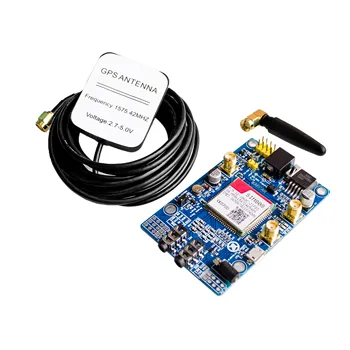 Модуль SIM808 GSM GPRS GPS Плата разработки IPX SMA с GPS антенной для Raspberry Pi Поддержка SIM-карты 2G 3G 4G