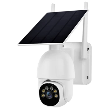 Wifi Наружные камеры Беспроводная камера видеонаблюдения Низкое энергопотребление прожектор с обзором 360 ° Штепсельная вилка ЕС
