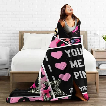 Любимое розовое одеяло из кораллового флиса, плюшевое летнее дышащее теплое одеяло для дома, постельное белье для спальни