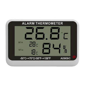 Гигрометр Внутренний Термометр Измеритель Влажности Комнатный Термометр с Сигнализацией Температуры И Влажности Монитор для Дома
