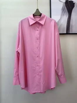 Новая розовая рубашка сезона весна-лето 2023 0328