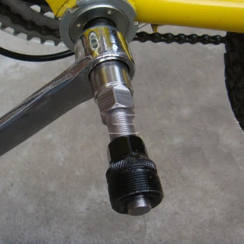 Устройство для извлечения кривошипного колеса велосипеда Гаечный ключ из углеродистой стали, простой в использовании Инструмент для снятия педали коленчатого вала, инструменты для ремонта велосипедов