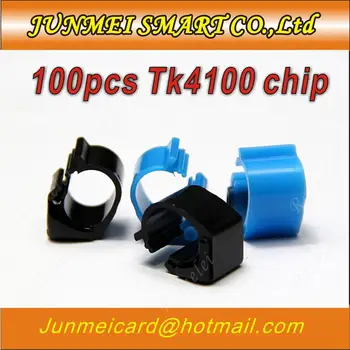 100шт цветов 125 кГц метки для чиповых карт TK4100 / бирки для голубиных колец/ RFID-метки для куриных лапок