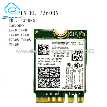 Для Intel Wireless-N 7260 7260NGW BN 300 Мбит/с BT 4.0 NGFF 802.11n Сетевая карта для Lenovo L440 T440 T540 X240 W540 FRU 04X6086