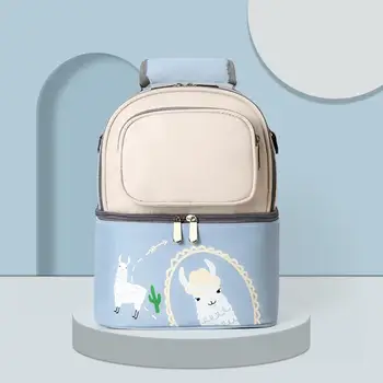 Рюкзак, сохраняющий свежесть, водонепроницаемый пакет со льдом, термос для ланча, дорожный рюкзак, сумка для кормления мамы, уход за ребенком