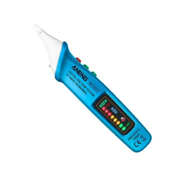 Практичная ручка для определения электричества Полезный карандаш для проверки электрического напряжения с фонариком