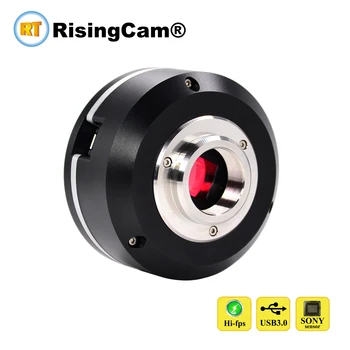 RisingCam Новая камера с цветным цифровым микроскопом SONY CMOS sensor USB3.0 с высокой частотой кадров в секунду с C-образным креплением