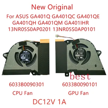 Новый Оригинальный Вентилятор Охлаждения Процессора Ноутбука ASUS GA401QC GA401QC GA401QE GA401QH GA 401QM GA401IHR 13NR05S0AP0201 13NR05S0AP0112V