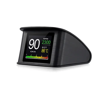 Умный Головной дисплей 2,2 Дюймовый Цифровой Спидометр OBDII Автомобильный Головной Дисплей с Дисплеями Скорости Расстояния Времени и многого Другого
