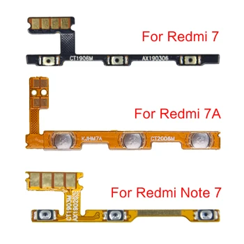 1 шт. для Xiaomi Redmi 7A Note 7, кнопка включения выключения питания, кнопка регулировки громкости, Гибкий кабель, Запасные части