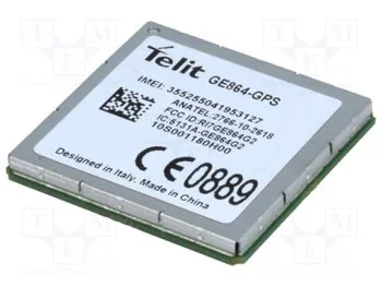 Telit GE864-Встроенный четырехдиапазонный 3G-модуль GPS GPRS GSM, 100% новый и оригинальный дистрибьютор для автомобильной системы GAGAN Receiver