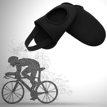 Защитный чехол для велосипеда с замком на половину пальца ноги, водонепроницаемый чехол для галош с замком на носок для горного велосипеда, теплое велосипедное снаряжение