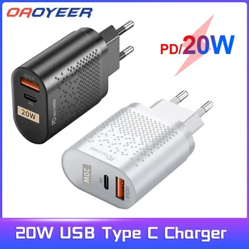 20 Вт Зарядное Устройство USB Type C Для iPhone 12 Pro Max Mini Quick Charge 3.0 QC PD 20 Вт USB-C Быстрая Зарядка Для iPhone 12