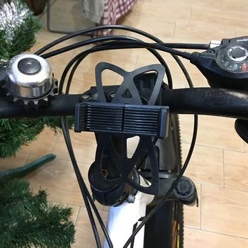 Нескользящий силиконовый ремешок, надежный держатель для телефона на велосипеде, крепление для телефона на мотоцикле, крепление для телефона на мотоцикле, простота установки, Универсальный, надежный