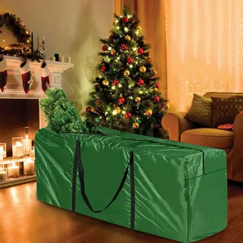 Сумка для хранения очень большой емкости для рождественской елки, сумка для хранения Рождественской елки, Водонепроницаемая сумка для подушек для уличной мебели, Органайзер для подушек