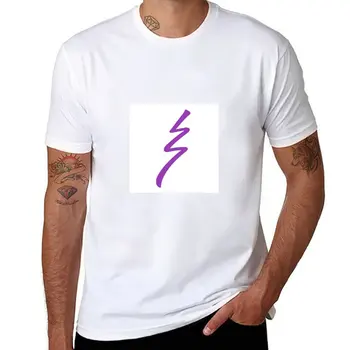 Новый символ Усуи Рэйки Раку (Заземления) - Фиолетовая футболка, черная футболка с графикой, футболки оверсайз для мужчин