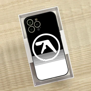 Для IPhone14 Логотип Aphex Twin Symbol Twirl Spiral Чехол для Телефона iPhone 12 13 14 Pro XR XS MAX 14 Plus SE Iphone Черные Чехлы