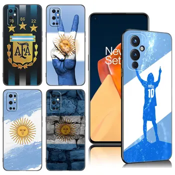 Чехол Для телефона с Флагом Аргентины Для OnePlus 9 10 ACE 2V Pro 9RT 10T 10R 11R Nord CE 2 3 Lite N10 N20 N30 5G Черный Силиконовый Чехол