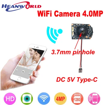 Heanworld HD Маленькая WiFi камера Mini DC 5V USB Порт питания 1080P Камера безопасности для помещений Микрофон Камера удаленного наблюдения мобильного телефона