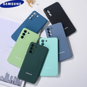 Новый Samsung Galaxy S21 S20 FE S22 S23 Ultra Plus S23 + S22 + Мягкий На Ощупь Силиконовый Чехол TPU Противоударный Защитный Чехол С Логотипом