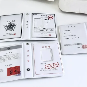 Интересный корейский альбом для резюме с белым держателем для фотокарточек Kpop, коллекционная книга, 3-дюймовый альбом для творчества, упаковочные материалы для альбомов