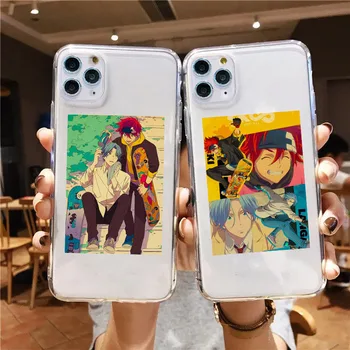 Jananese Anime Sk8 The Infinity Чехол Для Телефона Прозрачный для iPhone 11 X XR XS 7 8 Plus SE 2020 12 13 Pro MAX 13 Мини Мягкая сумка из ТПУ