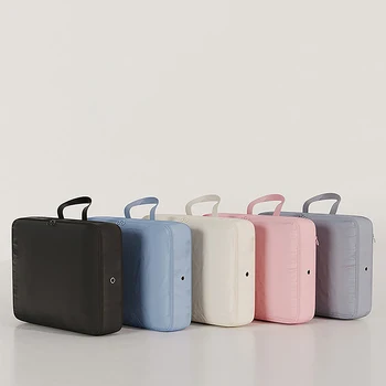 Сжатая дорожная сумка для одежды, Компрессионный упаковочный куб, ящик для хранения пуховика, складной Органайзер для багажа, чемодан