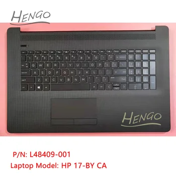 L48409-001 Черный Оригинальный Новый для HP 17-BY CA, клавиатура с подставкой для рук и тачпадом с подсветкой