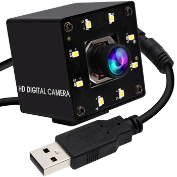 ELP 4K USB Веб-Камера Ночного Видения С Автофокусом IMX415 Lightburn USB Камера Безопасности Мини UVC PC Камера для Raspberry pi Jetson Nano