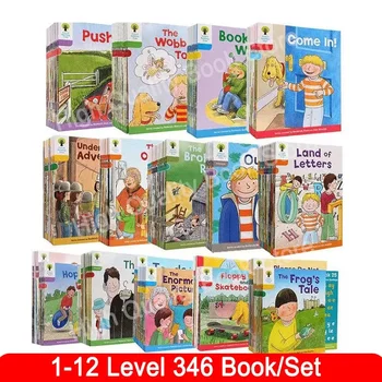 1 Set 346 Buku Oxford Membaca Pohon Level 1-12 Diperpanjang Membaca Bahasa Inggris Belajar Anak Gambar Buku Phonics Latihan