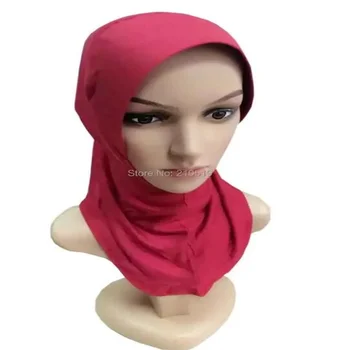 Мусульманские Хид стойки передние хлопок хиджаб Черепника крышка Hawei Исламская Арабская шляпа обернуть популярный тюрбаны для женщин
