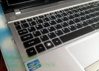 15-дюймовая силиконовая защитная крышка клавиатуры для Acer Aspire V3-572G Timeline 5830T Aspire Ethos 5951G 8951G