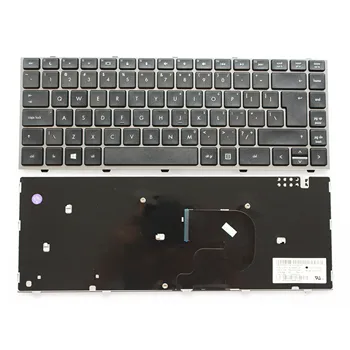 Новая Американская Клавиатура с Серебристой Подсветкой с Подсветкой и Большой клавишей Enter для ноутбука HP ProBook 4340s 4341s 4345s 4346s