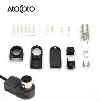 Аудиовход AtoCoto AUX с 8-контактным разъемом для CD/радио Головного устройства JVC Разъемы J-LINK для Alpine Ai-Net Plug Разъем для самостоятельной сборки