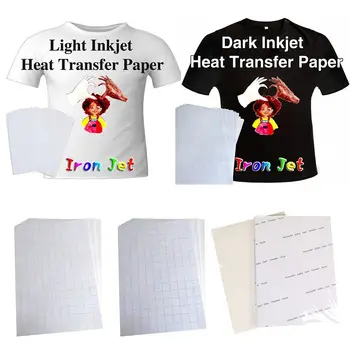 А4 термальная струйная сублимационная печать бумажные поделки легкая ткань живопись бумага передачи тепла футболка