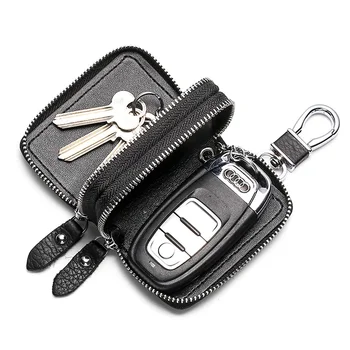 Модный простой автомобильный ключ Baotou из воловьей кожи для автомобиля с дистанционным управлением, защитная кобура, сумка для ключей
