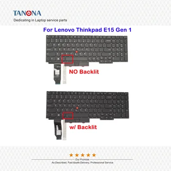 Оригинальный Новый 5M10V16998 БЕЗ Подсветки 5M10V16896 с Черной Подсветкой Для ноутбука Lenovo Thinkpad E15 Gen 1 US Keyboard