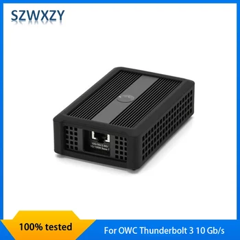 Оригинал для OWC Thunderbolt 3 Ethernet-адаптер 10 Гбит/с с питанием от шины порта 1 x RJ45 Идеально Подходит для профессиональных пользователей видео OWCTB3ADP10GBE