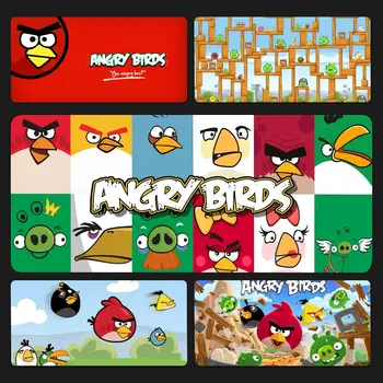 Игровой коврик для мыши AAA A-Angry Birds, большой игровой коврик для мыши, утолщенная компьютерная клавиатура, настольный коврик