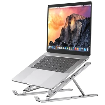Портативная подставка для ноутбука, подставка для ноутбука, Компьютерный кронштейн, держатель Macbook Air Pro, аксессуары, Верхнее основание для пк, основание из алюминиевого сплава
