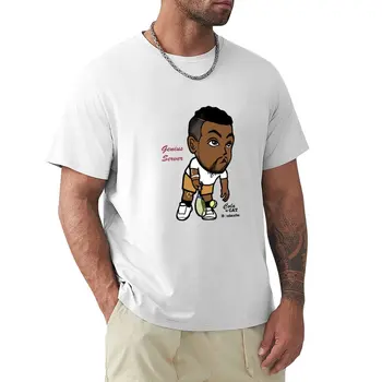 Заготовки для футболки с изображением подмышек Ника Киргиоса, простые мужские футболки с рисунком аниме