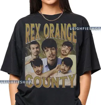 Ограниченная футболка REX ORANGE County, винтажные футболки Rex Orange County, футболка O'Connor, фанатская толстовка Rex Tribute, футболка OC