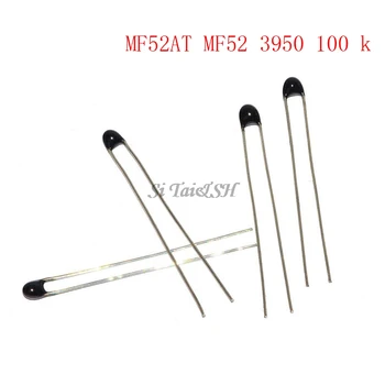 100шт NTC-MF52AT MF52AT MF52 3950 Термистор NTC 1% 10K Ом Термистор датчика температуры Терморезистор