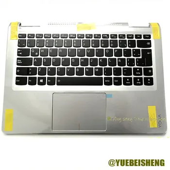 YUEBEISHENG Новый для Lenovo Yoga710-14 Yoga 710-14 подставка для рук Lartin Клавиатура верхняя крышка Подсветка Тачпада 5CB0L47389