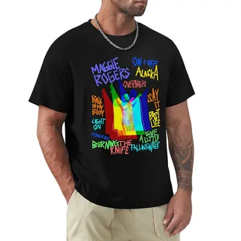 Подарок на день рождения Красивой Певице Мэгги Роджерс, Забавной фанатской футболке, графической футболке, мужчине, мужской тренировочной рубашке
