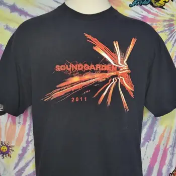 АУТЕНТИЧНАЯ футболка 2011 Soundgarden XL Concert Tour ALSTYLE