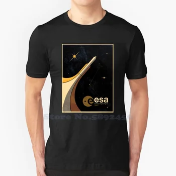 Высококачественная футболка из 100% хлопка Европейского космического агентства Esa Tribute