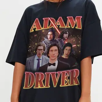 Рубашка Адама Драйвера Adam Driver Винтажная футболка Адама Драйвера Ретро Футболки для фанатов Адама Драйвера Рубашка Адама Драйвера из фильма Адам Драйвер Актер Ш.