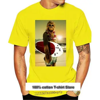 Camiseta de Surf para hombre y mujer, camisa con estampado de Chewbacca, Surf, novedad, 1