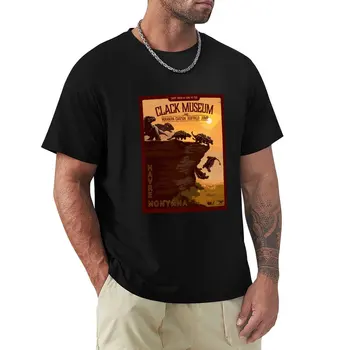 Музей Х. Эрла Клака и футболка Wahkpa Chu'gn'a Buffalo Jump на заказ, футболки, создайте свою собственную мужскую тренировочную рубашку